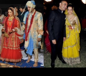 This couple was married at a farm house near Vasant Kunj in Delhi on March 12, 2012